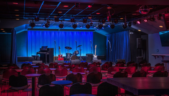 Concert venue and stage 