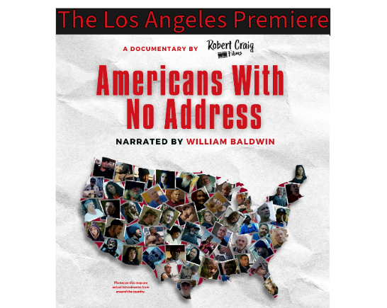 image of United States with photos of the faces of our homeless