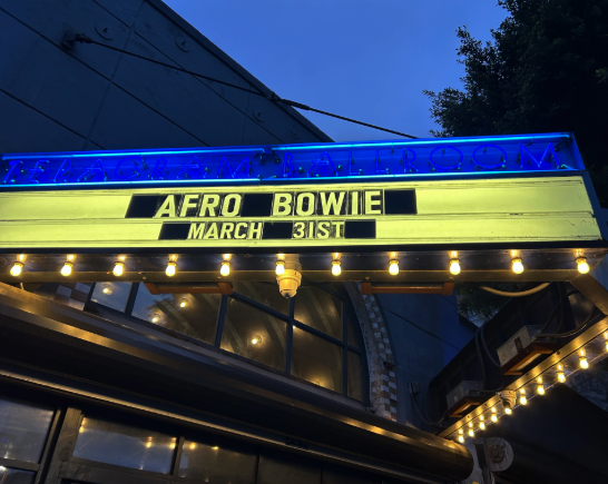 Theatre Marquee at Teragram Ballroom in Los Angeles