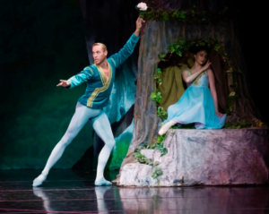 Ballet Dancers in Midsummer Nights Dream on stage