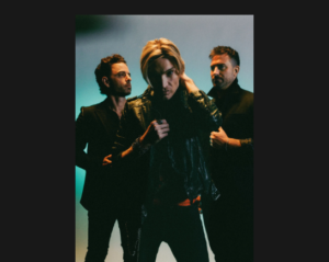 Iconic rock trio THE CALLING band portrait