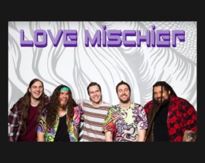 Five members of Sacramento Jam band Love Mischief