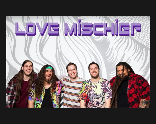 Five members of Sacramento Jam band Love Mischief