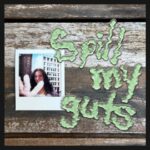 Alternative music artist Jess Yaffa new single cover for spill my guts