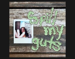 Alternative music artist Jess Yaffa new single cover for spill my guts